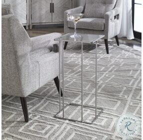 Cadmus Soft Pewter Accent Table