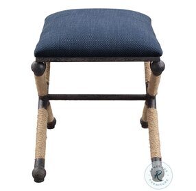 Firth Navy Blue Small Bench