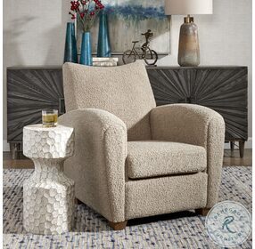 Teddy Soft Latte Accent Chair