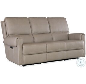 Somers Dark Taupe Power Reclining Living Room Set with Power Headrest