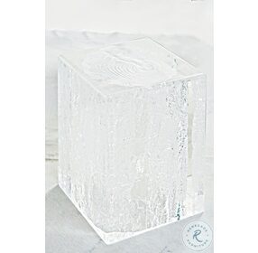 Arctic Clear Chairside Table