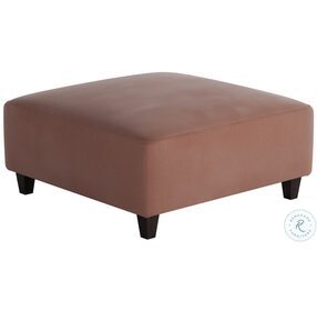 Bella Rosewood Rose Square 16" Cocktail Ottoman