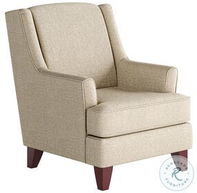 Sugarshack Oatmeal Wing Back Accent Chair