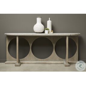 P301583 Vanilla And Oatmeal Console Table