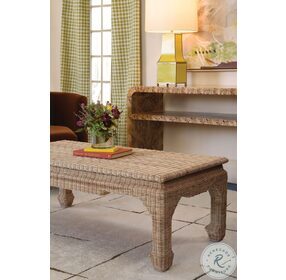 Guinevere Woven Rattan Ming Style Coffee Table