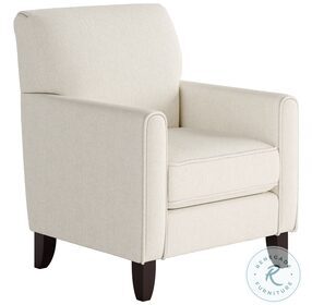 Sugarshack Off White Glacier Straight Arm Accent Chair