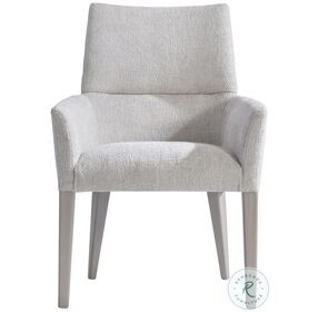 Stratum Light Gray Curved Arm Chair