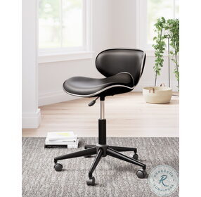 Beauenali Black 30" Adjustable Desk Chair