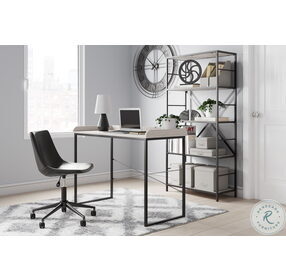 Bayflynn White And Black Desk