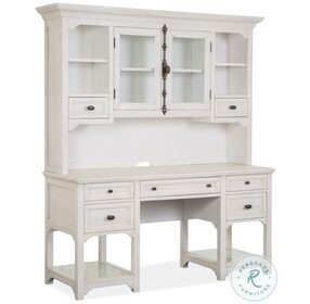 Bronwyn Alabaster 67" Home Office Set with Hutch