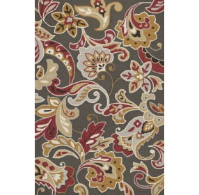 Harbor Taupe Flora Small Rug