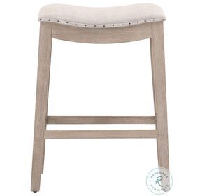 Harper Bisque French Linen Counter Height Stool