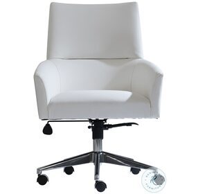 Stratum White Swivel Office Chair