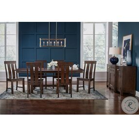 Henderson Muscavadi Brown 90" Extendable Trestle Dining Table