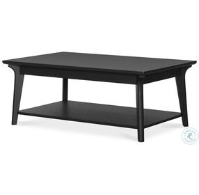 Avery Black Rectangle Occasional Table Set