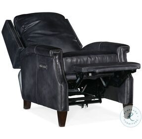 Collin Checkmate Champion Leather Power Recliner With Power Headrest