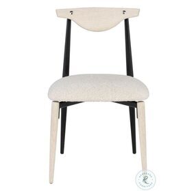 Vicuna Boucle Beige Faded Dining Chair