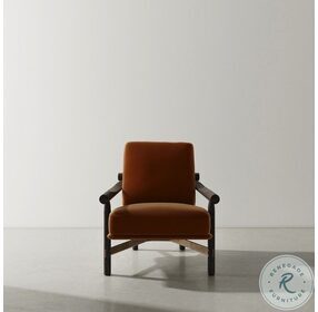 Stilt Fler Brick And Ebonized Chair