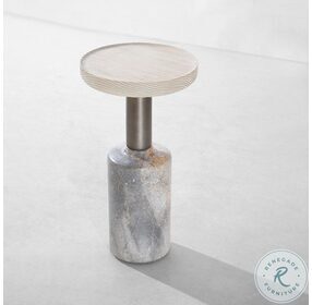 Torus Light Grey Side Table
