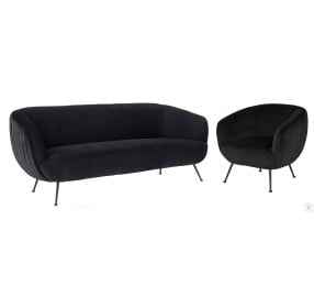 Sofia Black And Black Occasional Chair