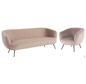 Sofia Blush And Black Occasional Chair