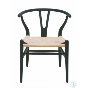 Alban Black Paper Dining Chair