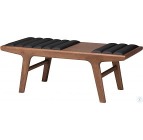 Lucien 48" Black Occasional Bench
