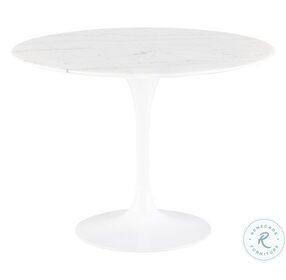 Cal White 39" Dining Table