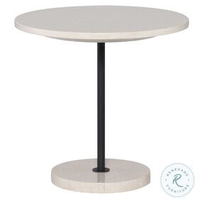 Aida Cappuccino And Black Side Table