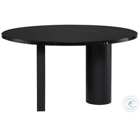 Stories Noir And Black 55" Dining Table
