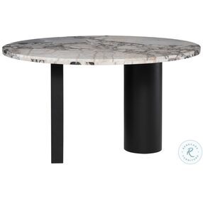 Stories Luna And Black 55" Dining Table