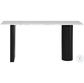 Stories White And Black Console Table