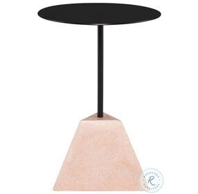 Alma Black And Flamingo Terrazzo Side Table