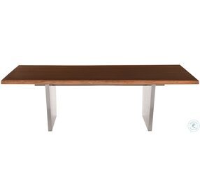 Aiden Seared And Silver Dining Table