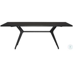 Daniele Onyx And Black 78" Dining Table