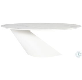 Oblo White 78" Dining Table