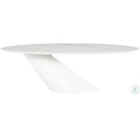 Oblo White 92" Dining Table