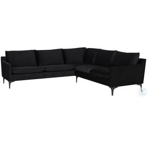 Anders Black L Sectional