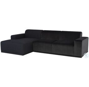 Leo Shadow Grey Boucle LAF Sectional