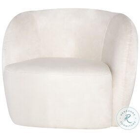 Selma Champagne Microsuede Chair