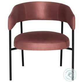 Cassia Chianti Microsuede Chair