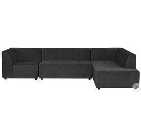 Parla Cement 3 Piece RAF Sectional