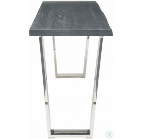 Versailles Oxidized Grey Wood Console Table
