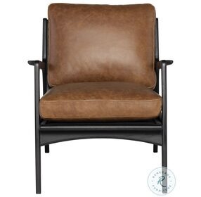 Draper Tan Leather Chair