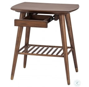 Ari Brown Wood Side Table