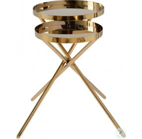 Olivia Gold Side Table
