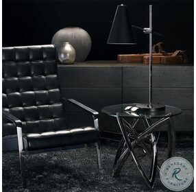 Martina Silver Side Table