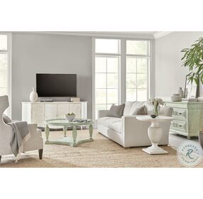Traditions Soft White TV Stand