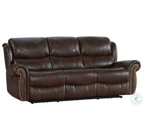 Hyde Park Banner Tobacco Power Reclining Living Room Set