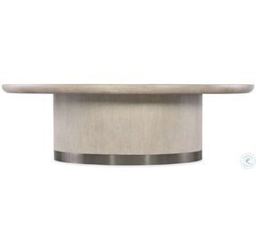 Modern Mood Light Brown Round Cocktail Table